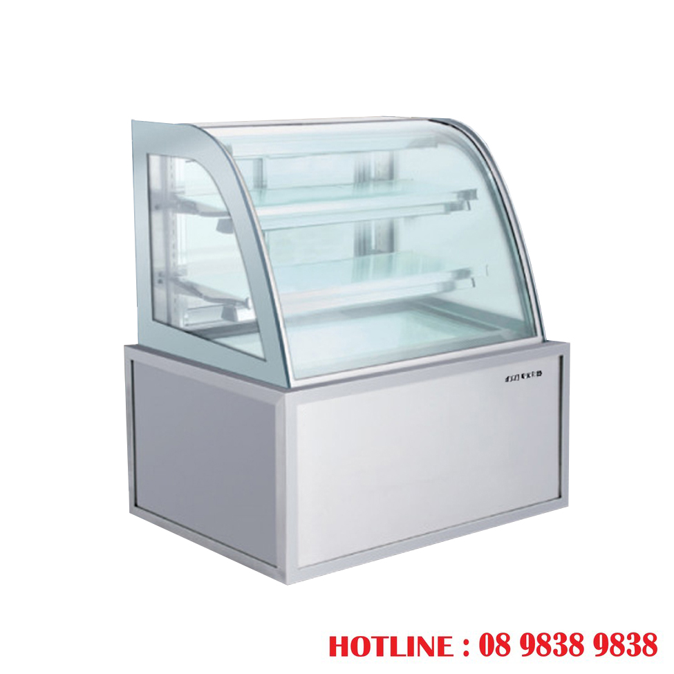 TỦ TRƯNG BÀY BÁNH, KIẾNG CONG, BẠC BERJAYA