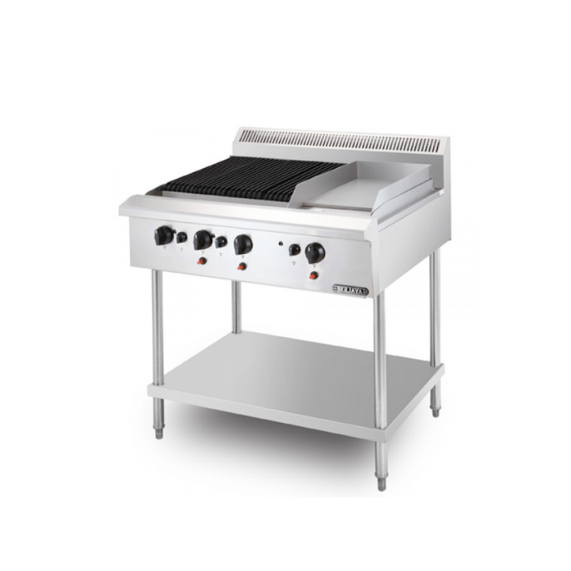 BẾP NƯỚNG CÓ CHIÊN PHẲNG KÈM CHÂN BERJAYA CB3BGG1BFS