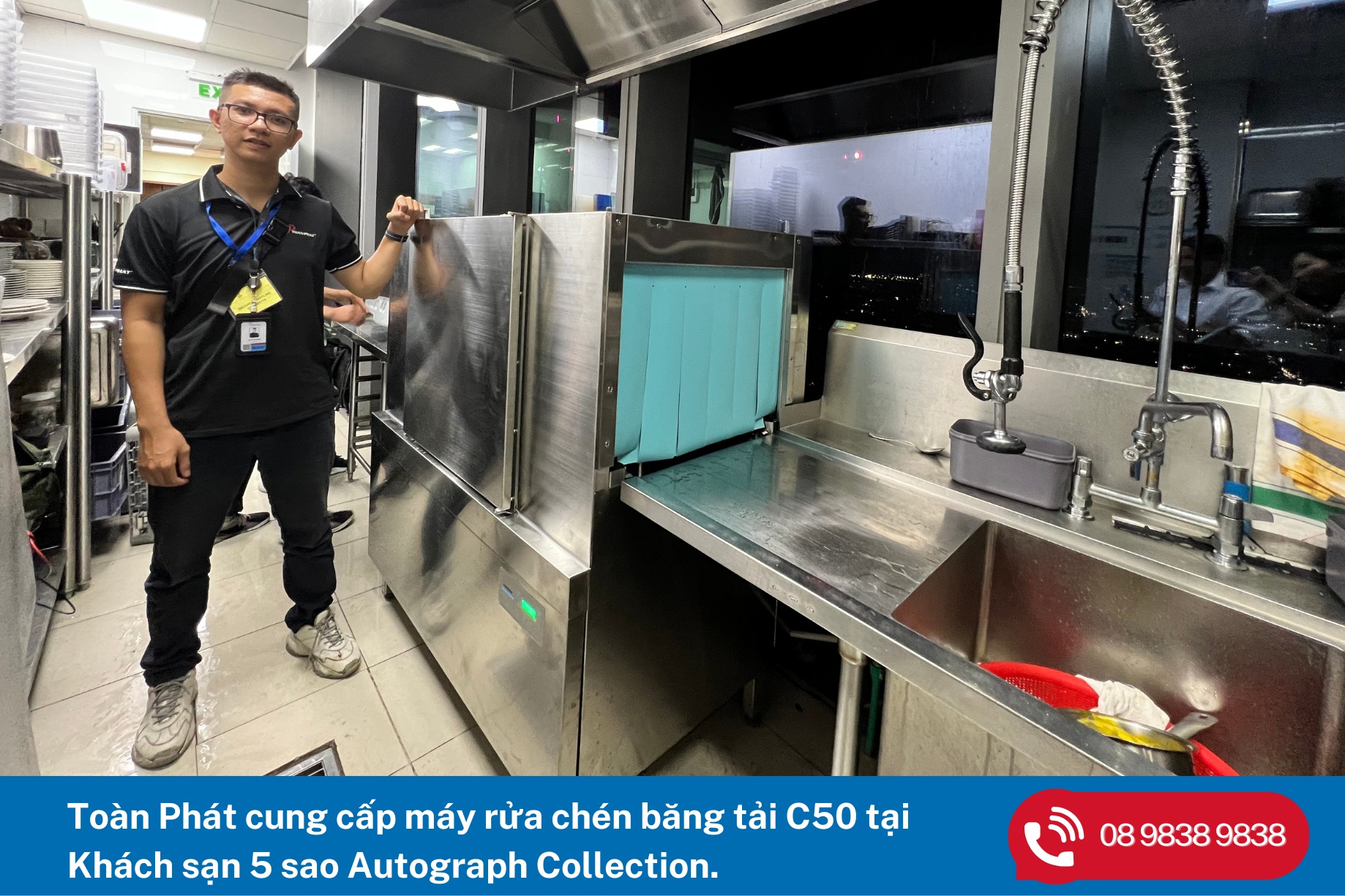 Máy rửa chén băng tải C50 Winterhalter Toàn Phát cung cấp