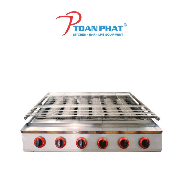 BẾP NƯỚNG HỒNG NGOẠI 6 HỌNG ĐỐT DÀI BN-F2-6GD