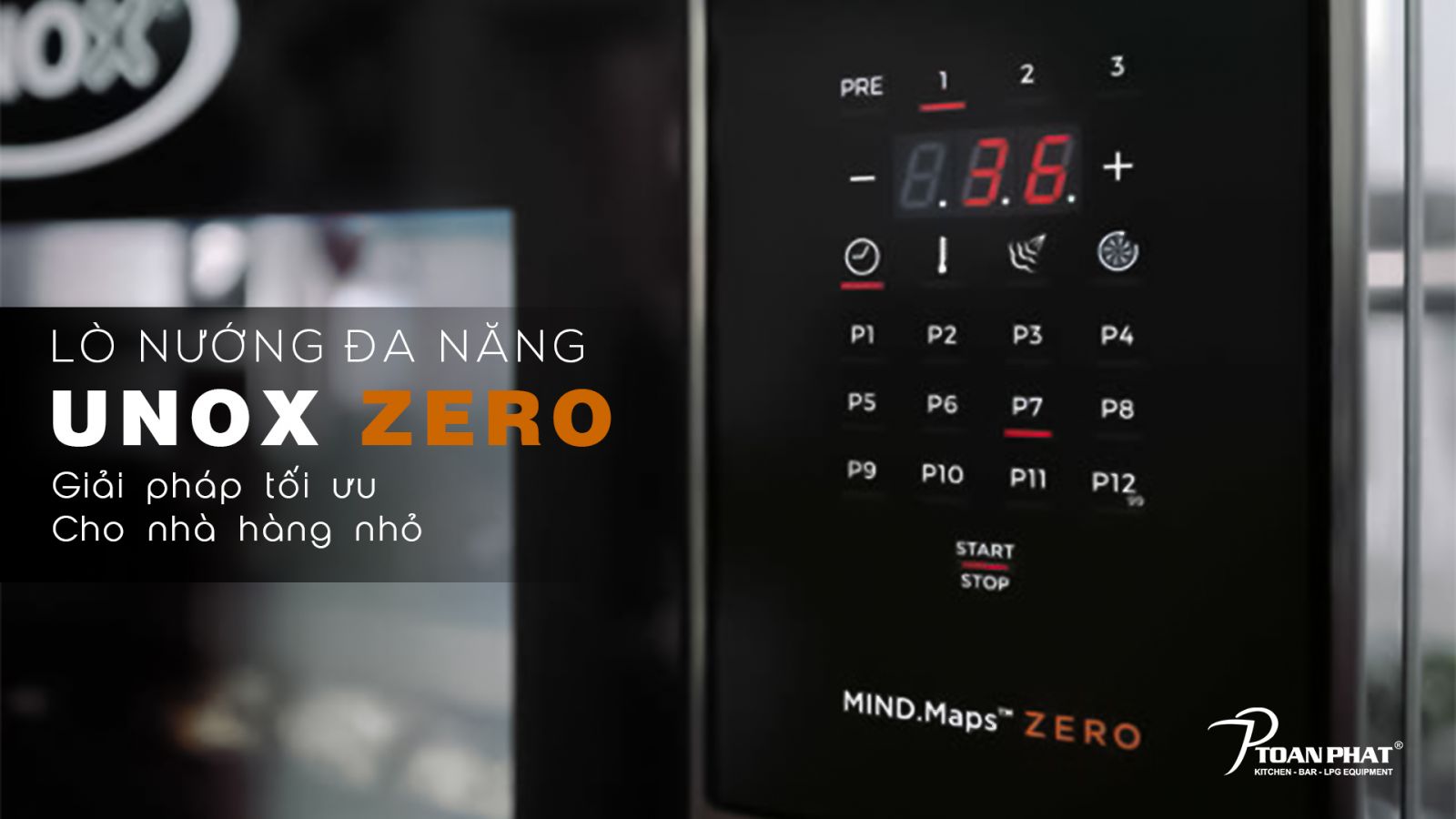 Lò nướng đa năng unox zero – lựa chọn tối ưu cho nhà hàng nhỏ